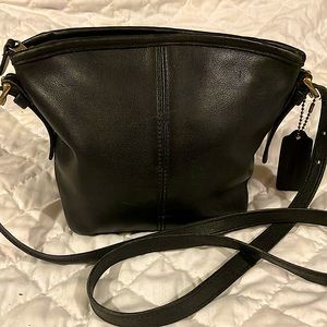 Coach purse-Black Leather